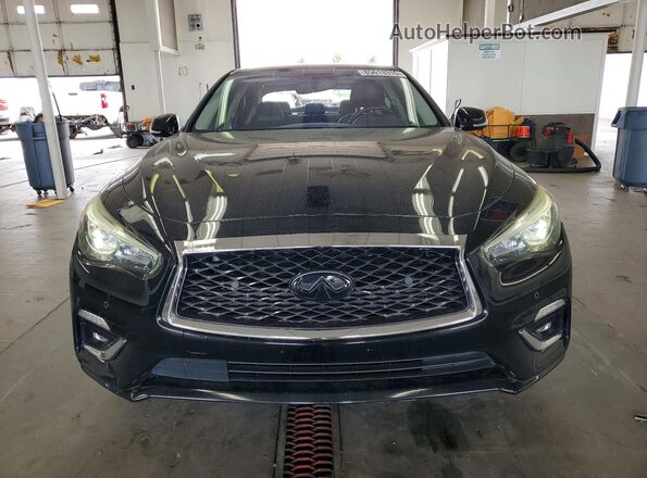 JN1EV7AR2JM433698 2018 INFINITI Q50 Black წინა ხედი