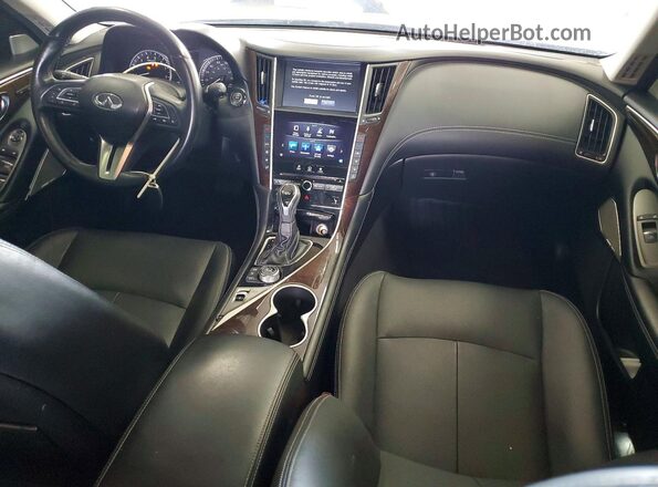 JN1EV7AR2JM433698 2018 INFINITI Q50 Black წინა პანელის ხედი