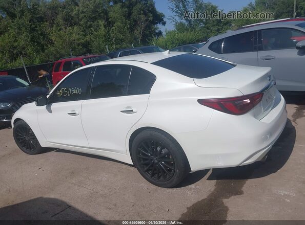 JN1EV7AR2JM437623 2018 INFINITI Q50 White 360 interior view