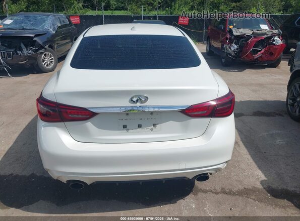 JN1EV7AR2JM437623 2018 INFINITI Q50 White 