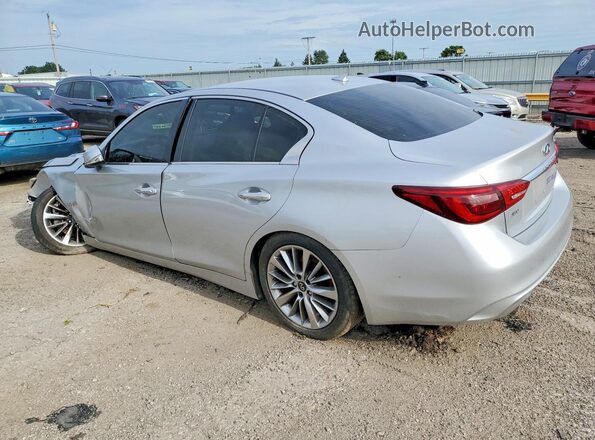 JN1EV7AR2JM440473 2018 INFINITI Q50 Silver Tył lewy