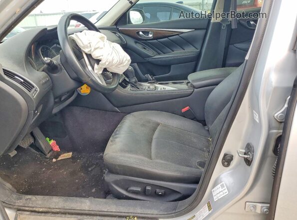 JN1EV7AR2JM440473 2018 INFINITI Q50 Silver Widok wnętrza z przodu