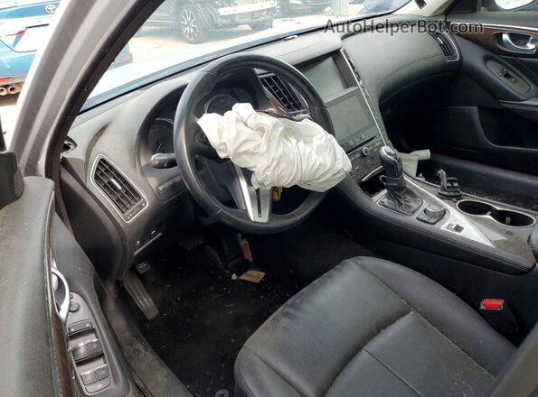 JN1EV7AR2JM440473 2018 INFINITI Q50 Silver Widok deski rozdzielczej