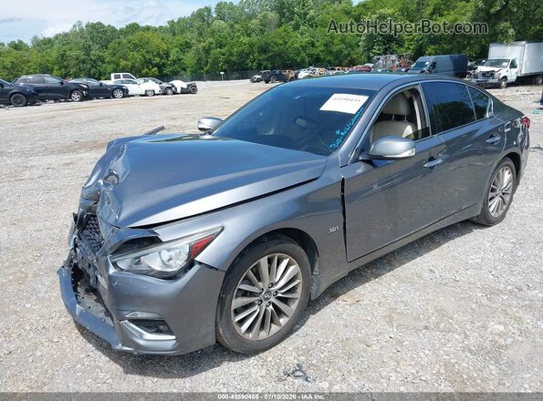 JN1EV7AR2JM441817 2018 INFINITI Q50 Silver Front left