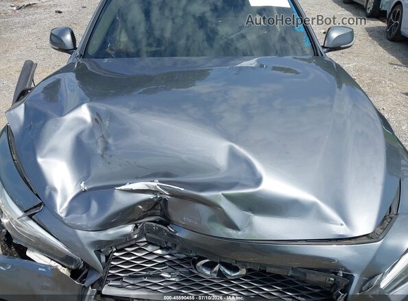 JN1EV7AR2JM441817 2018 INFINITI Q50 Silver Rear view