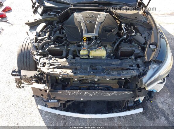 JN1EV7AR2JM445477 2018 INFINITI Q50 Black უკანა ხედი
