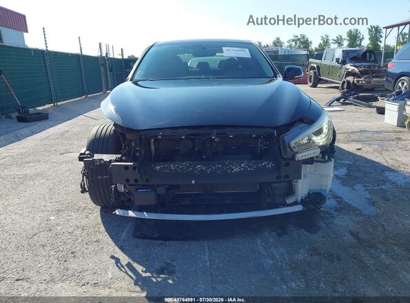 JN1EV7AR2JM445477 2018 INFINITI Q50 Black წინა ხედი