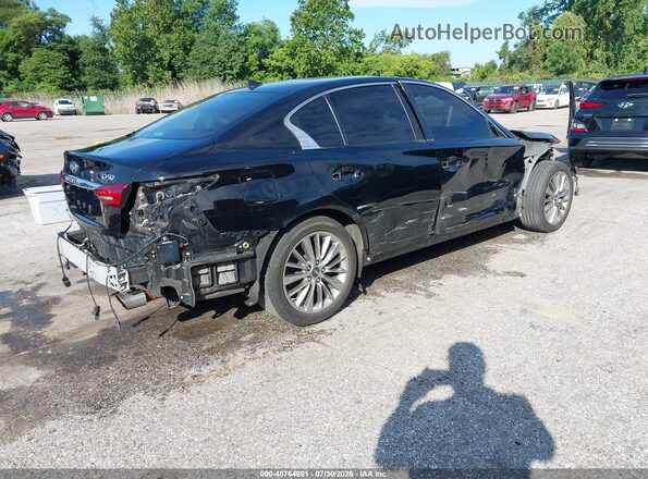 JN1EV7AR2JM445477 2018 INFINITI Q50 Black უკანა მარჯვენა