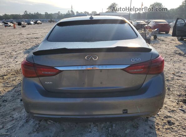 JN1EV7AR2KM552627 2019 INFINITI Q50 Gray Հետևի տեսք