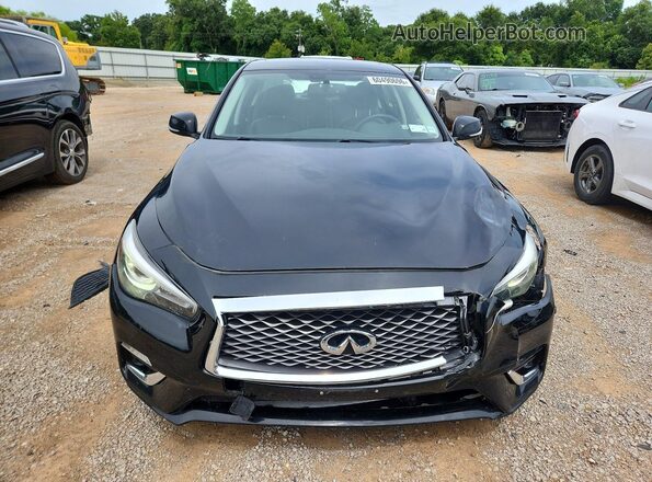 JN1EV7AR2KM554491 2019 INFINITI Q50 Black Vista frontal