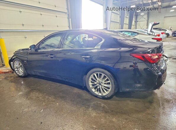 JN1EV7AR2KM556130 2019 INFINITI Q50 Черный Задняя левая четверть