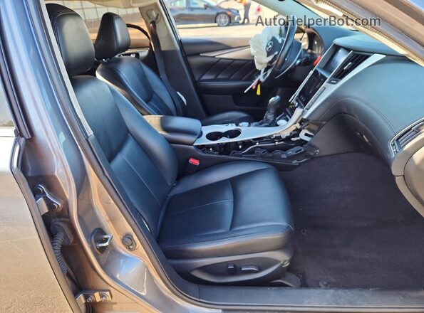 JN1EV7AR2LM255357 2020 INFINITI Q50 Gray Вид салону спереду
