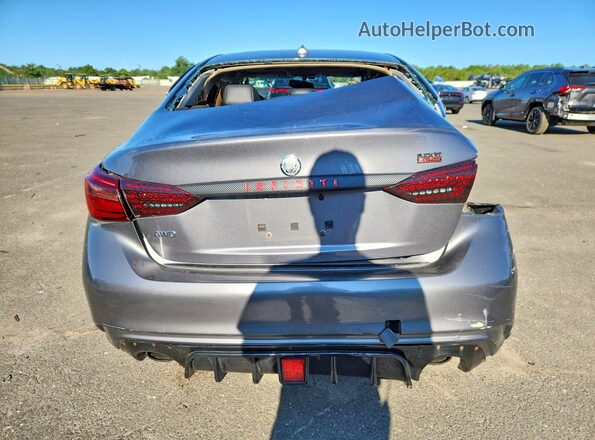 JN1EV7AR2LM255357 2020 INFINITI Q50 Gray Вид ззаду