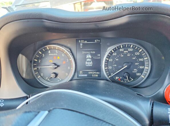 JN1EV7AR2LM255357 2020 INFINITI Q50 Gray Вид щитка приладів
