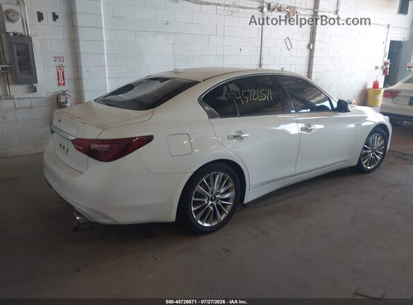 JN1EV7AR2LM256363 2020 INFINITI Q50 White Задня права чверть