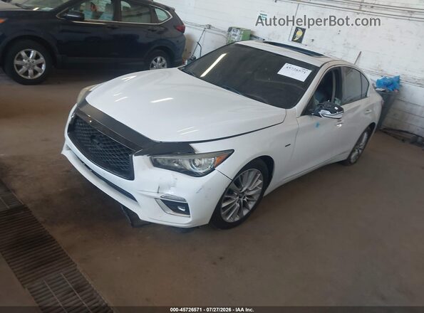 JN1EV7AR2LM256363 2020 INFINITI Q50 White Передня ліва чверть