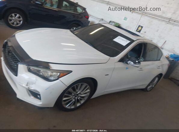 JN1EV7AR2LM256363 2020 INFINITI Q50 White Панорамний вид салону 360°