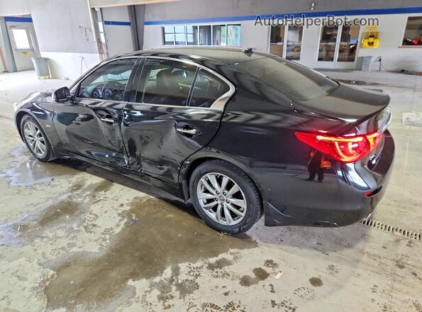 JN1EV7AR3HM831173 2017 INFINITI Q50 Black Հետևի ձախ