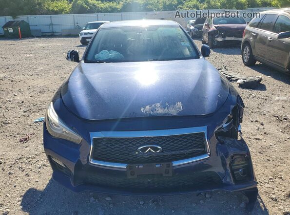 JN1EV7AR3HM839340 2017 INFINITI Q50 Blue Front view
