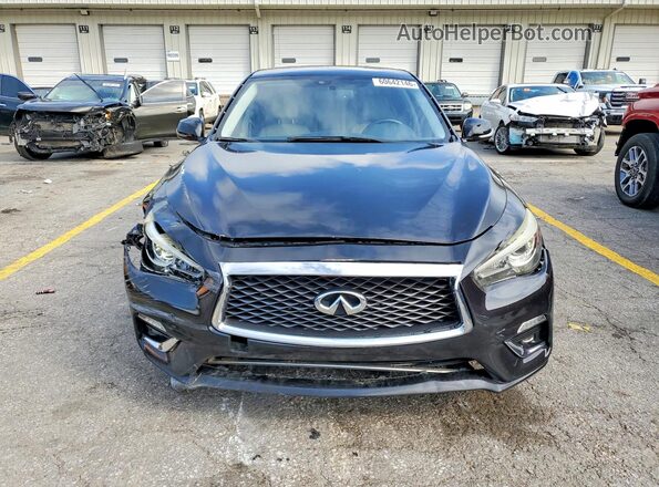 JN1EV7AR3JM439316 2018 INFINITI Q50 Black Widok z przodu