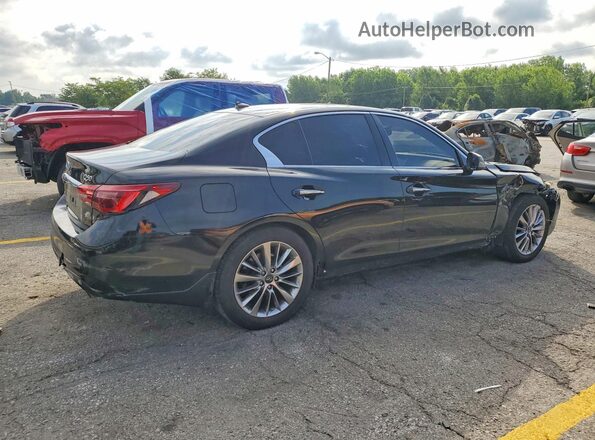JN1EV7AR3JM439316 2018 INFINITI Q50 Black Tył prawy