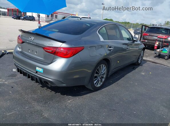 JN1EV7AR3JM440983 2018 INFINITI Q50 Gray Задня права чверть