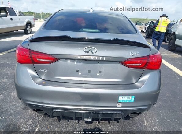 JN1EV7AR3JM440983 2018 INFINITI Q50 Gray 