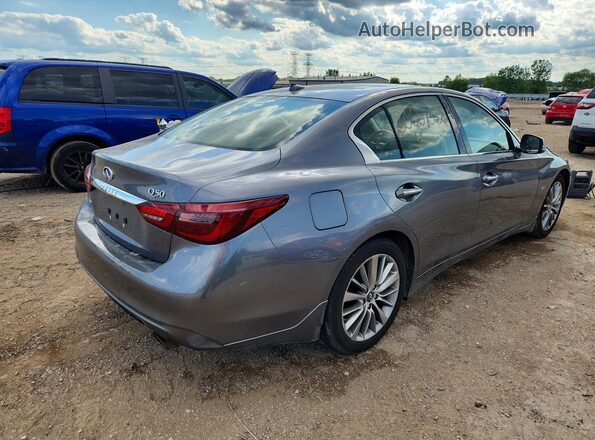 JN1EV7AR3JM444144 2018 INFINITI Q50 Серый Задняя правая четверть