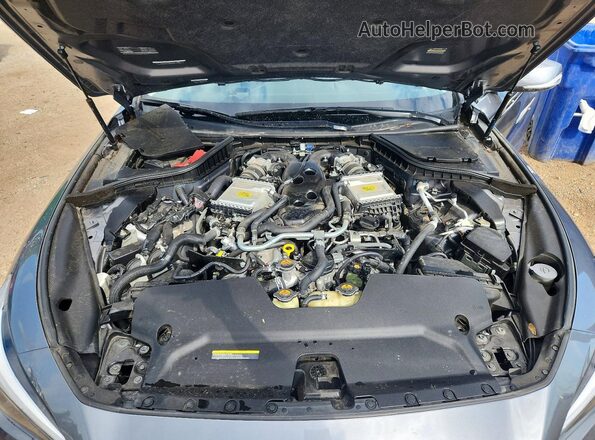 JN1EV7AR3JM444144 2018 INFINITI Q50 Серый Вид задней части салона