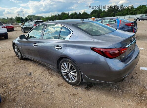 JN1EV7AR3JM444144 2018 INFINITI Q50 Серый Задняя левая четверть