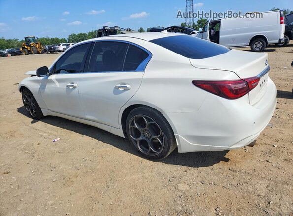 JN1EV7AR3JM610064 2018 INFINITI Q50 Белый Задняя левая четверть