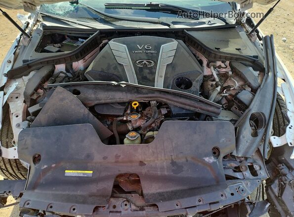 JN1EV7AR3JM610064 2018 INFINITI Q50 Белый Вид задней части салона