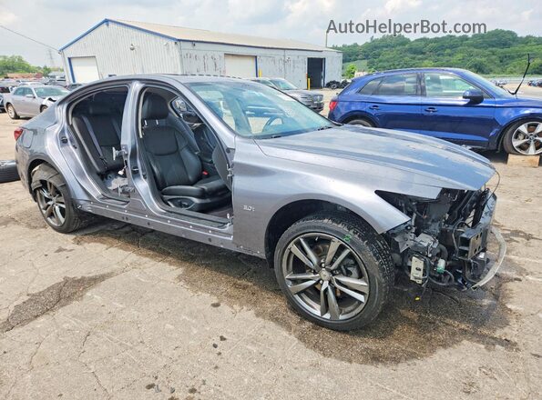 JN1EV7AR3KM591128 2019 INFINITI Q50 Серый Передняя правая четверть