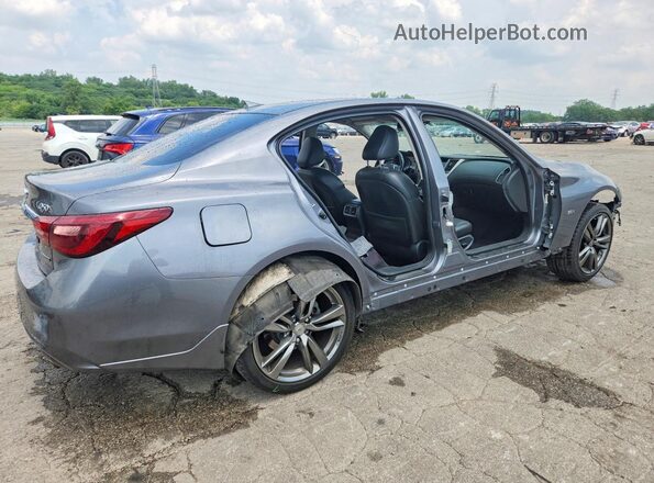JN1EV7AR3KM591128 2019 INFINITI Q50 Серый Задняя правая четверть