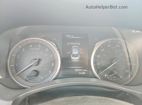 JN1EV7AR3KM591128 2019 INFINITI Q50 Серый Вид щитка приборов