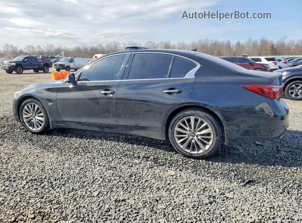 JN1EV7AR3KM591792 2019 INFINITI Q50 Black Հետևի ձախ