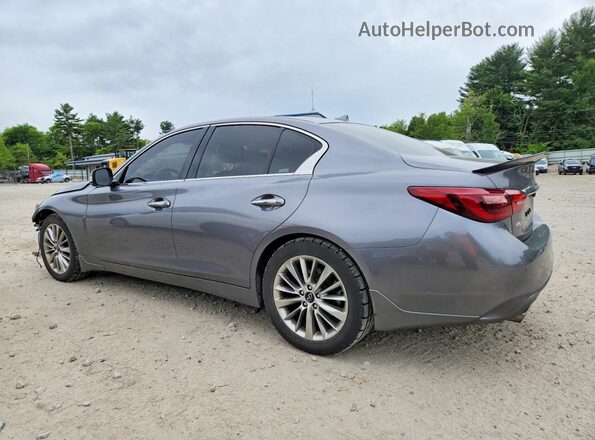 JN1EV7AR3LM256145 2020 INFINITI Q50 Gray Rear left