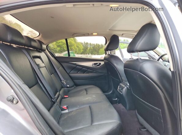 JN1EV7AR3LM256145 2020 INFINITI Q50 Gray Rear seats view