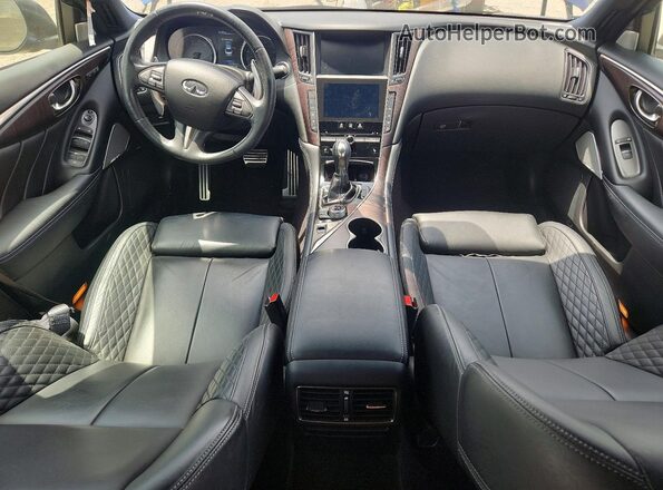 JN1EV7AR4HM832963 2017 INFINITI Q50 Blue Առջևի վահանակի տեսք
