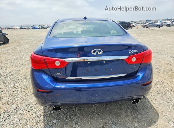 JN1EV7AR4HM832963 2017 INFINITI Q50 Blue Հետևի տեսք