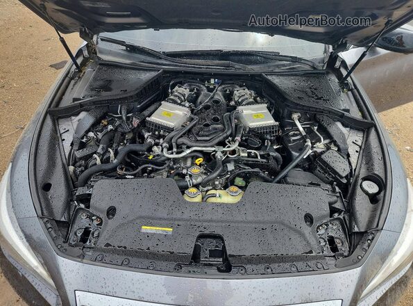 JN1EV7AR4HM833465 2017 INFINITI Q50 Серебряный Вид задней части салона