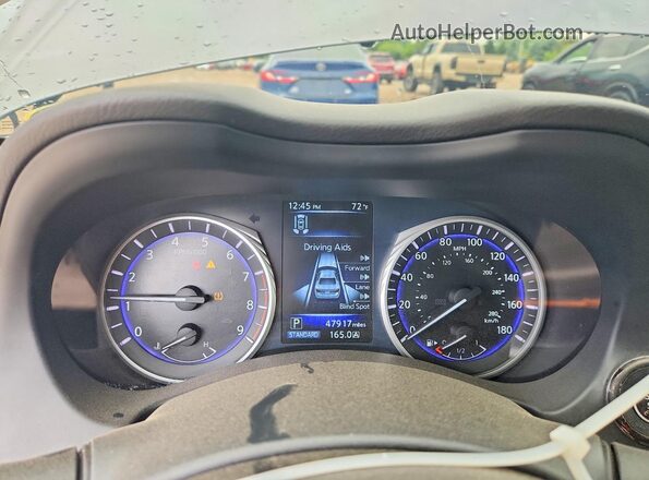 JN1EV7AR4HM833465 2017 INFINITI Q50 Серебряный Вид щитка приборов