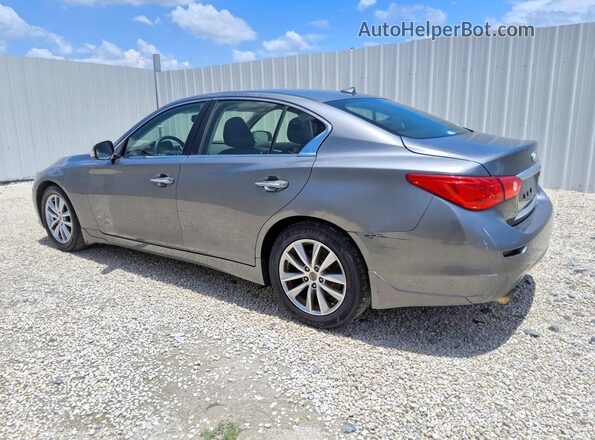 JN1EV7AR4HM841176 2017 INFINITI Q50 Silver Rear left