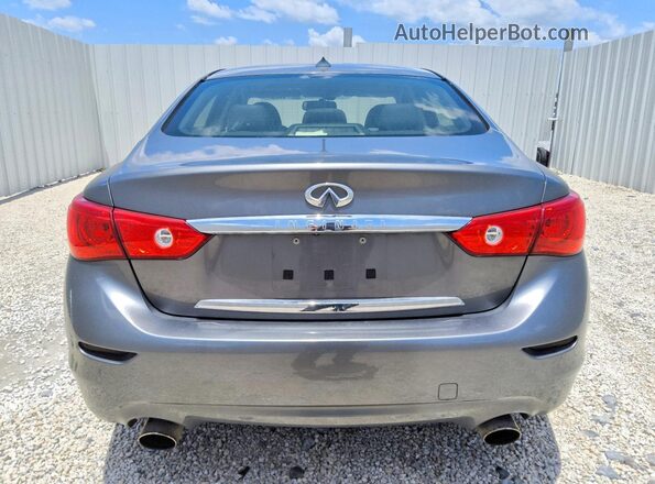 JN1EV7AR4HM841176 2017 INFINITI Q50 Silver Rear view