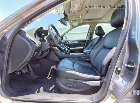 JN1EV7AR4HM841176 2017 INFINITI Q50 Silver Front interior view