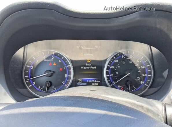 JN1EV7AR4HM841176 2017 INFINITI Q50 Silver Instrument cluster view