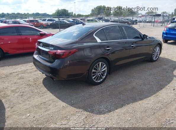 JN1EV7AR4JM439258 2018 INFINITI Q50 Black Rear right