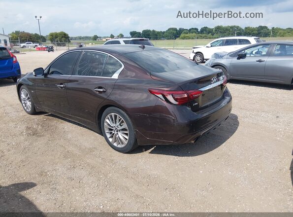 JN1EV7AR4JM439258 2018 INFINITI Q50 Black Rear left