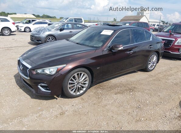 JN1EV7AR4JM439258 2018 INFINITI Q50 Black Front left