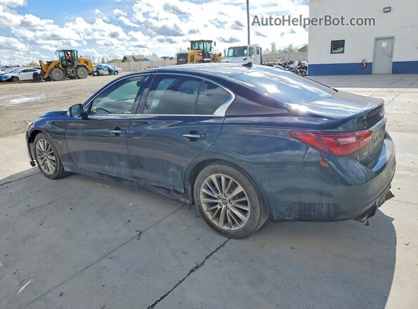 JN1EV7AR4JM442144 2018 INFINITI Q50 Black Հետևի ձախ